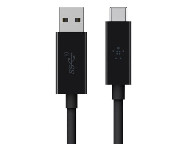 Belkin USB 3.1 USB-C To USB A 3.1 Charge And Sync Cable - 1m Black