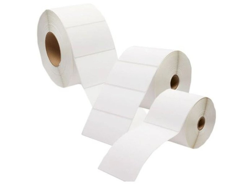 Calibor Label Plain Permanent Adhesive 50mm X 28mm 1 Label Across 2000/R 25mm - Minimum order 6 rolls