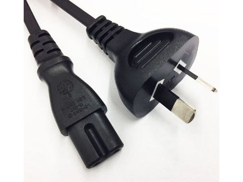 High Quality 2 Pin to IEC-C7 AU Power Cable 0.5m