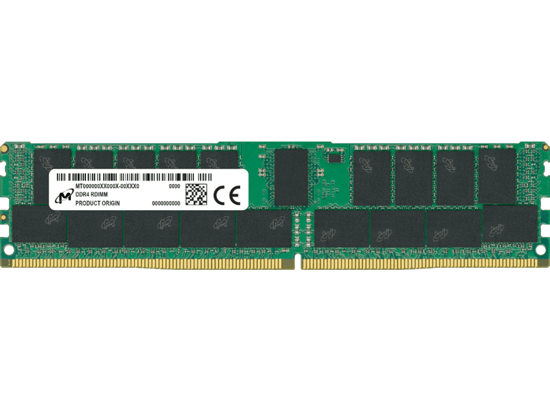 Micron 16GB 1x16GB 3200Mhz DDR4 ECC Registered Memory