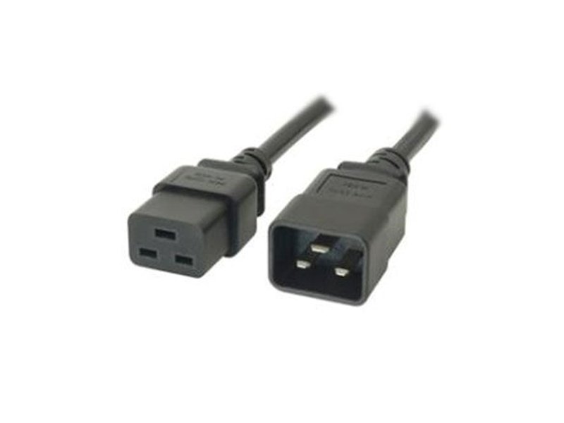Comsol 5mtr 15A Power Extension Cable IEC-C19 F to IEC-C20 M