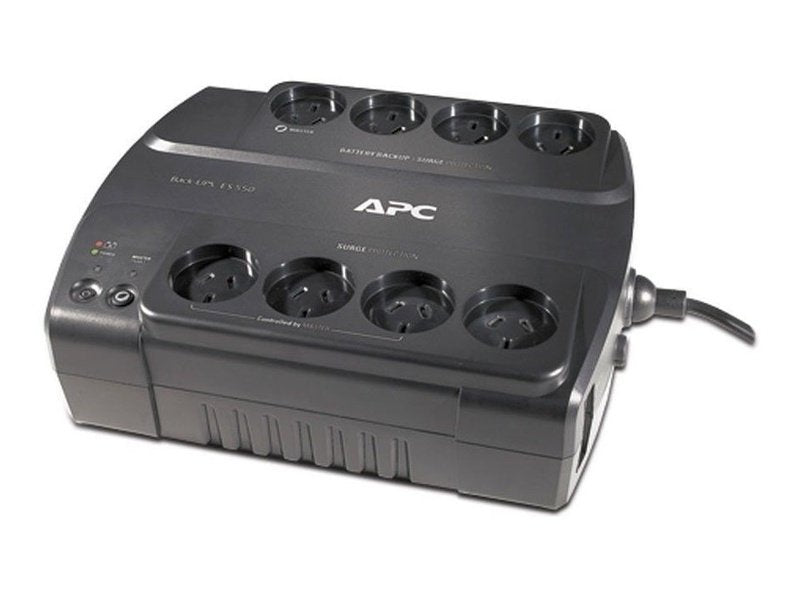 APC STANDBY UPS ES , 550VA, AUS OUTLETS 8 , SURGE BOARD DESIGN, 2YR WTY