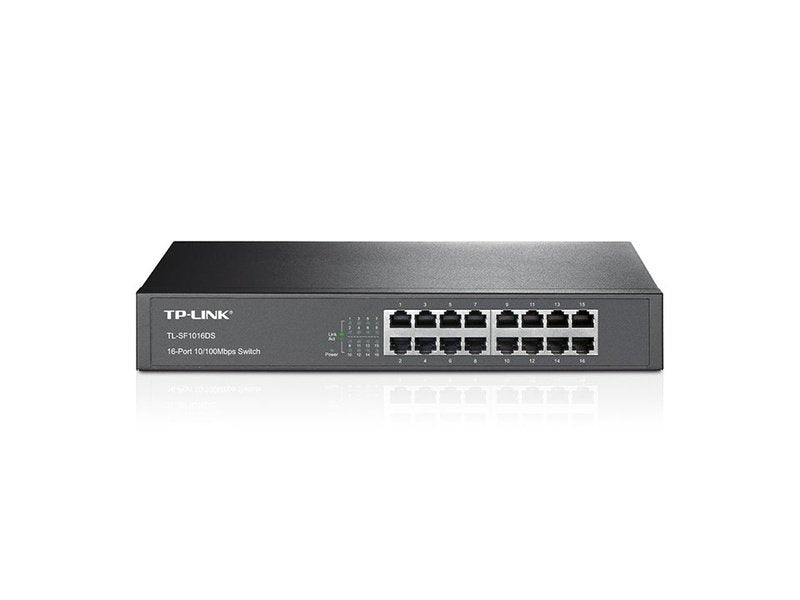 TP-Link TL-SF1016DS 16-Port 10/100Mbps Desktop/Rackmount Switch