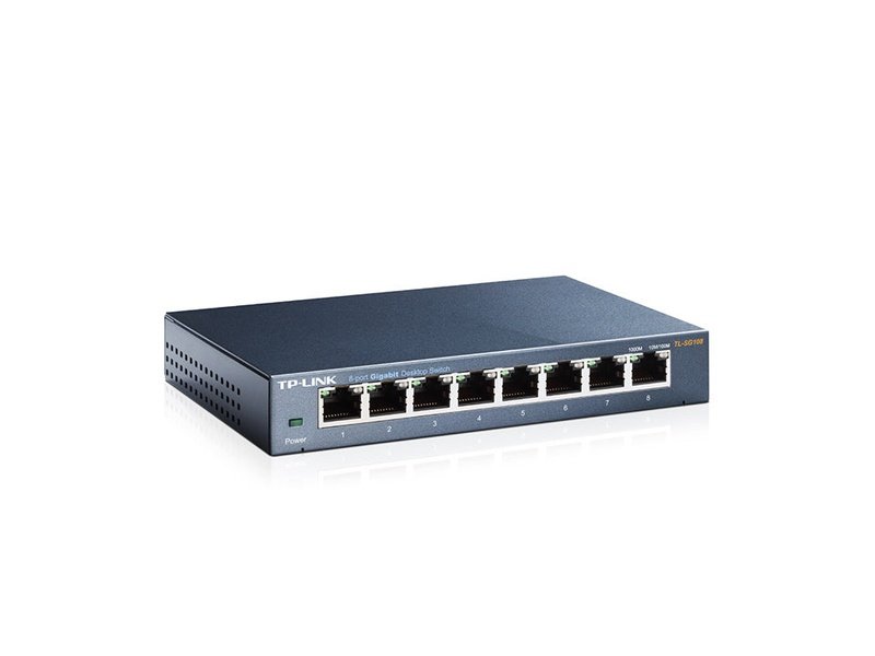TP-Link TL-SG108 8-Port 10/100/1000Mbps Desktop Switch