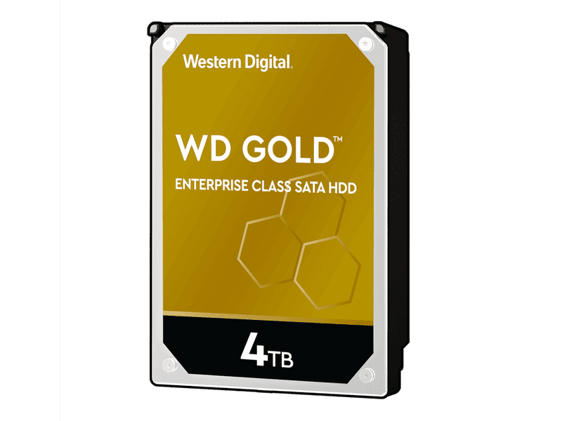 WD Gold 4TB 3.5" SATA 6Gb/s 512e 7200RPM Enterprise Hard Drive