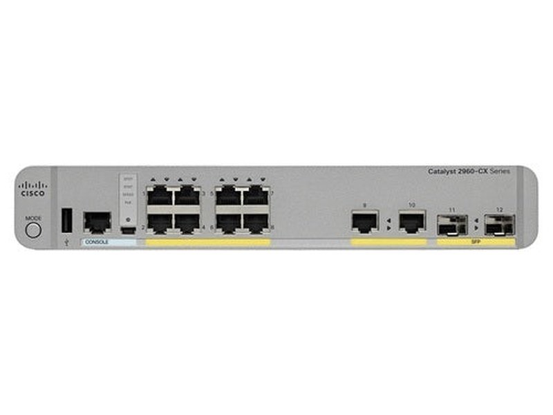 Cisco Catalyst 2960-CX 10 Ports Manageable Ethernet Switch Data Lan Base