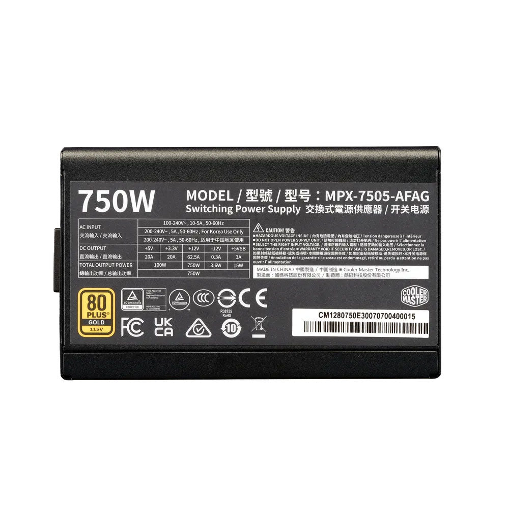 Cooler Master Elite Gold 750W Power Supply