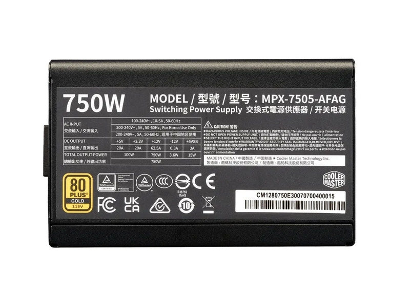 Cooler Master Elite Gold 750W Power Supply