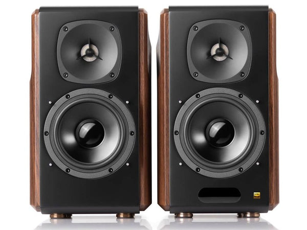 Edifier S2000MKIII 2.0 Lifestyle Active Bookshelf Bluetooth Studio Speakers - BT/AUX/Optical/Coaxial 124W RMS MDF Wood Panel