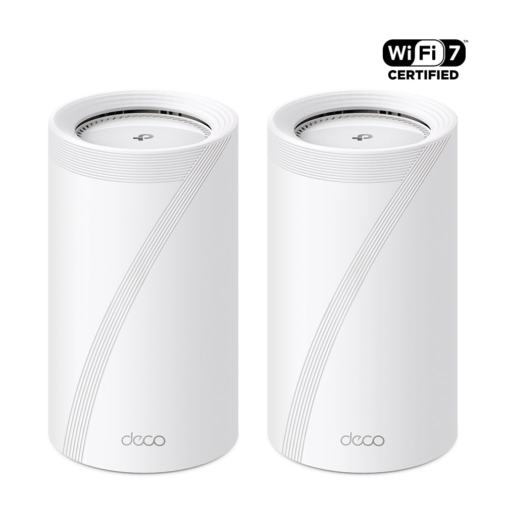 TP-Link Deco BE85 2-pack BE22000 Tri-Band Whole Home Mesh Wi-Fi 7 System WiFI7