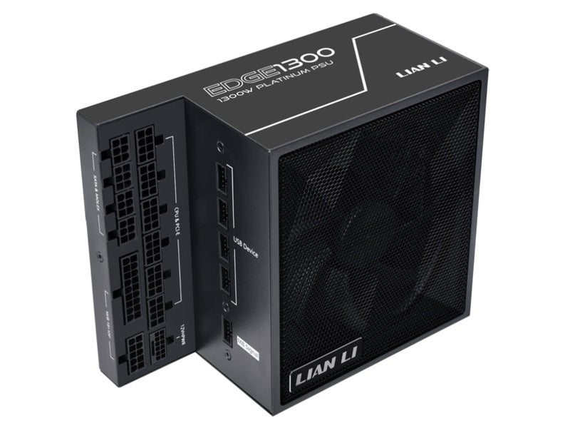 Lian Li EDGE 1300W 80 Plus Platinum Fully Modular ATX 3.1 Power Supply - Black