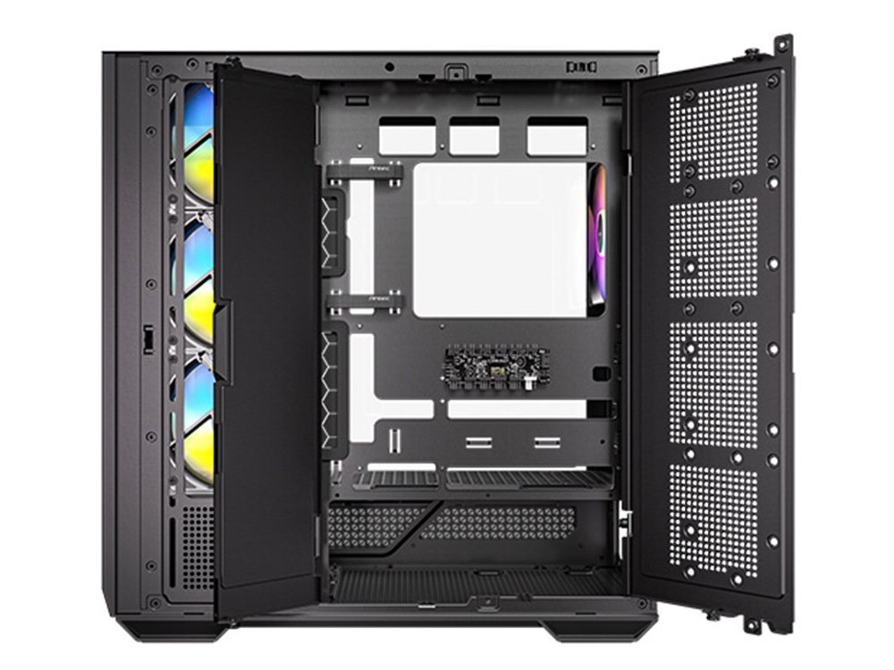 Antec C7 ARGB Tempered Glass Mid-Tower E-ATX Case - Black, USB-C 10Gbps, 4× ARGB PWM Fans, 360mm Radiator, 2Yr Wty