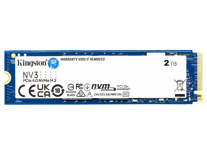 Kingston SNV3S 2TB NV3 PCIe 4.0 NVMe M.2 SSD