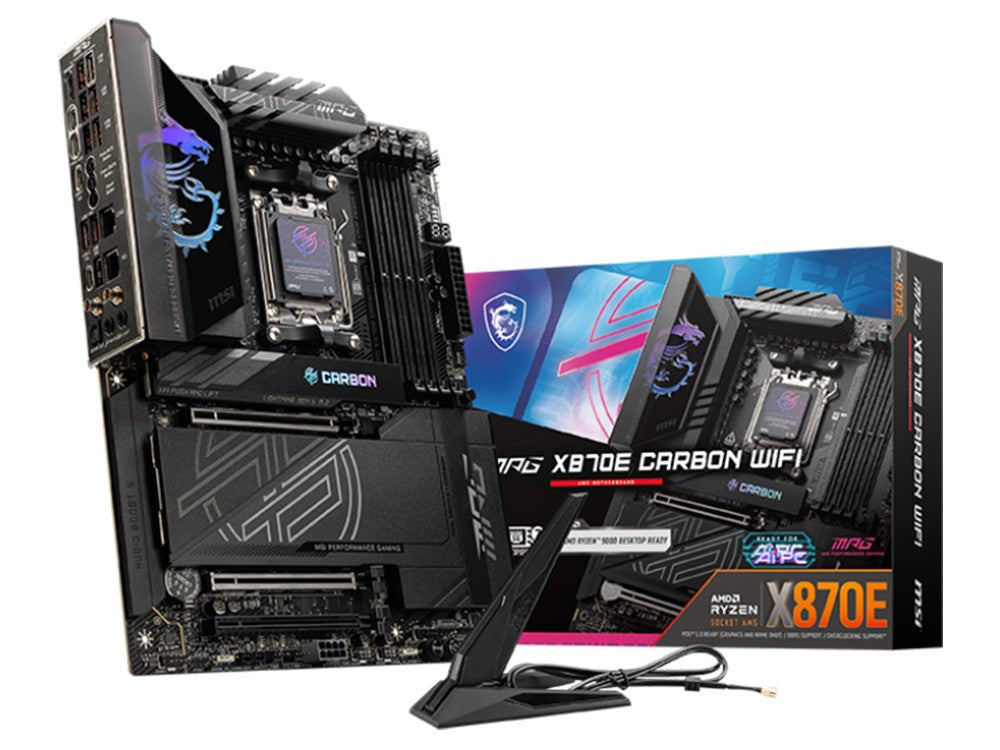 MSI MPG X870E CARBON WIFI AM5 ATX Motherboard