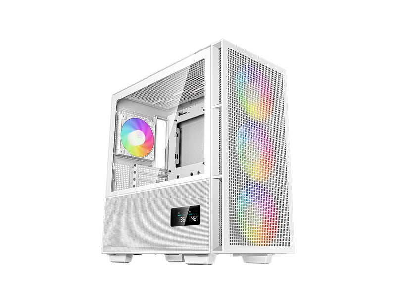 DeepCool CH560 DIGITAL White High Airflow Mid-Tower ATX Case