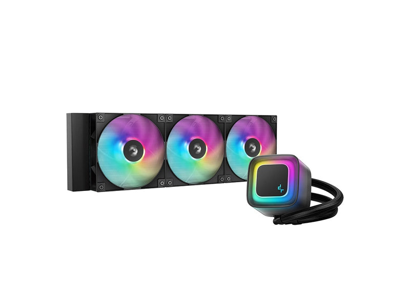 DeepCool LE360 V2 Liquid Cooler 360 mm 6th Gen Black