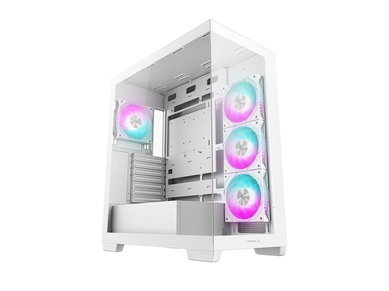 DeepCool CG580 4F WH White Panoramic ATX Mid-Tower Case