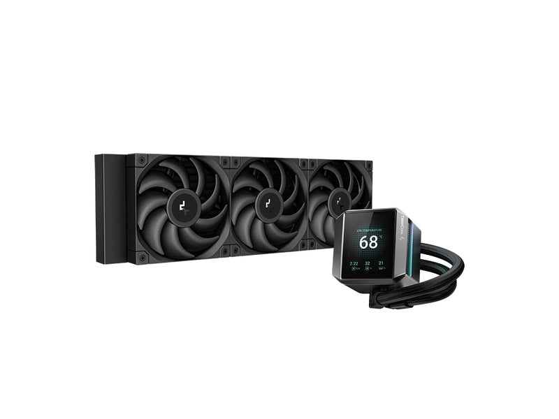 DeepCool MYSTIQUE 360 LCD Liquid Cooler 360mm 5th Gen Pump