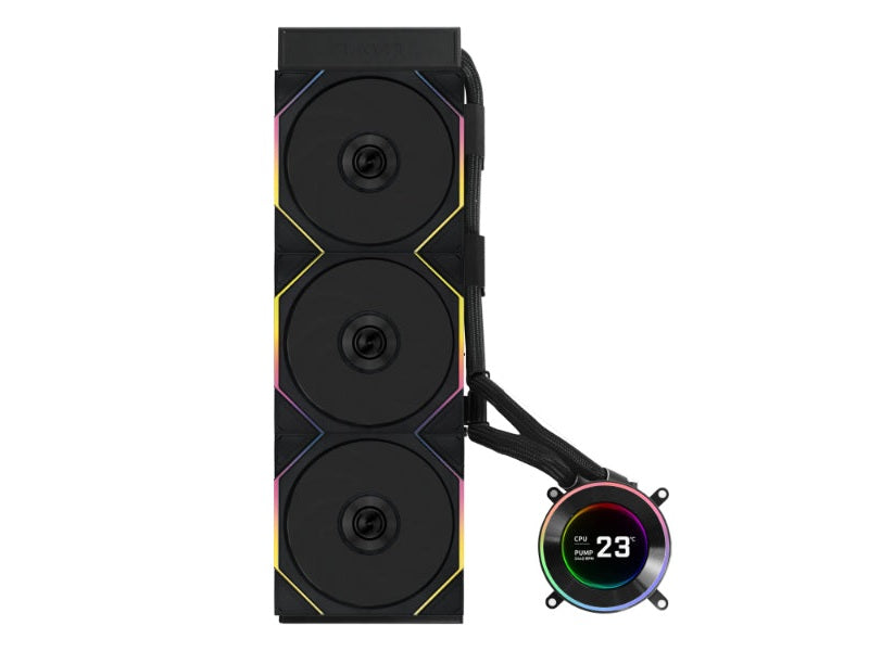 Lian Li Hydroshift II LCD-C 360TL 360mm RGB AIO CPU Cooler - Black GHS2LCD36TB