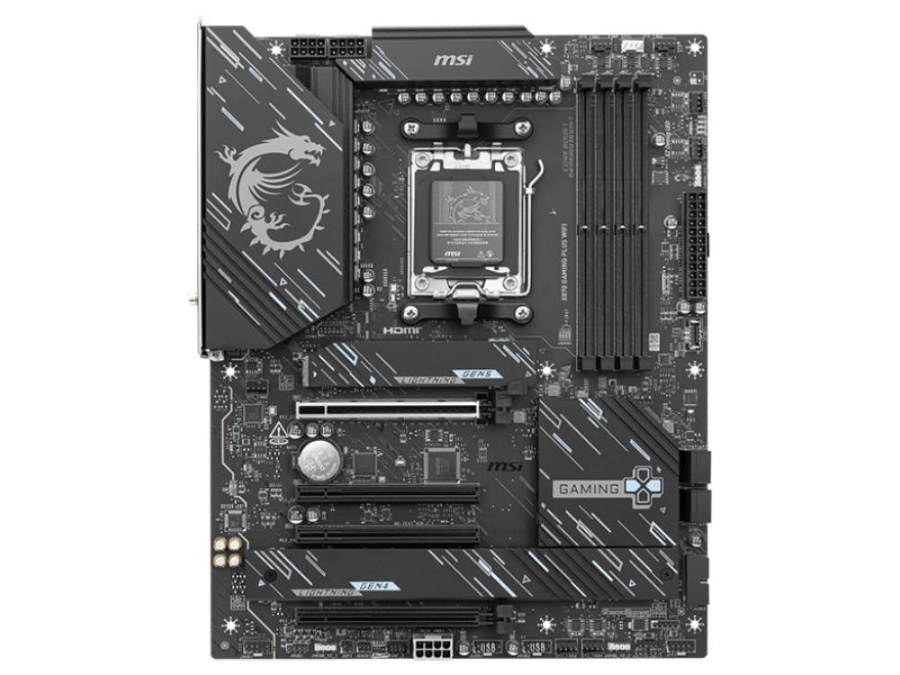 MSI X870 GAMING PLUS WIFI AM5 DDR5 ATX motherboard