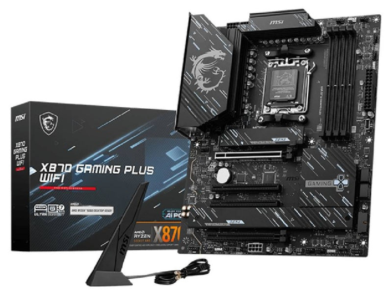 MSI X870 GAMING PLUS WIFI AM5 DDR5 ATX motherboard