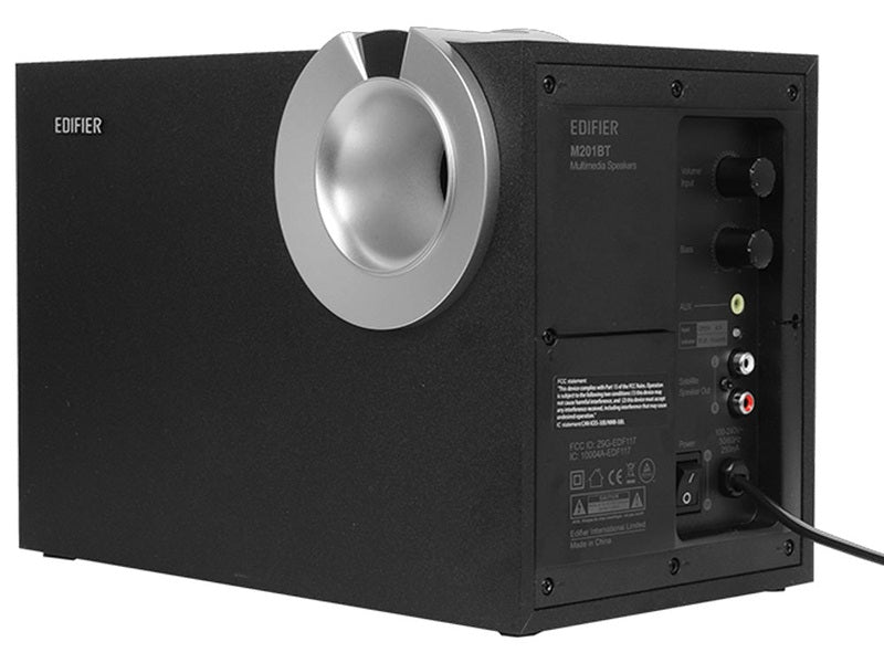 Edifier M201BT Bluetooth 18W Multimedia Computer Speaker System - Black