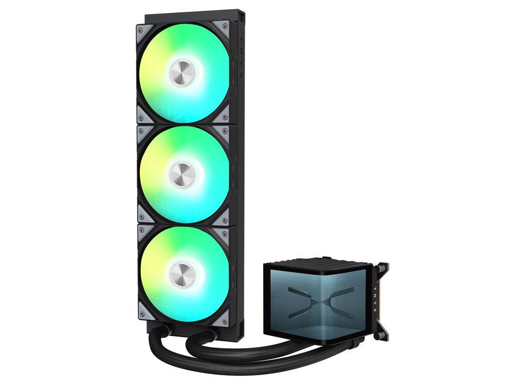 TRYX Panorama ARGB 360mm All-in-One Liquid CPU Cooler - Black