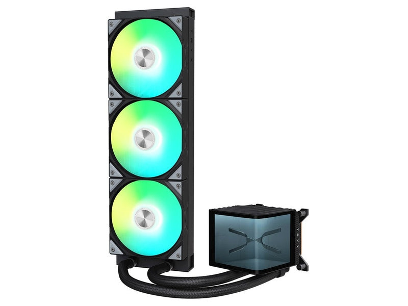 TRYX Panorama ARGB 360mm All-in-One Liquid CPU Cooler - Black