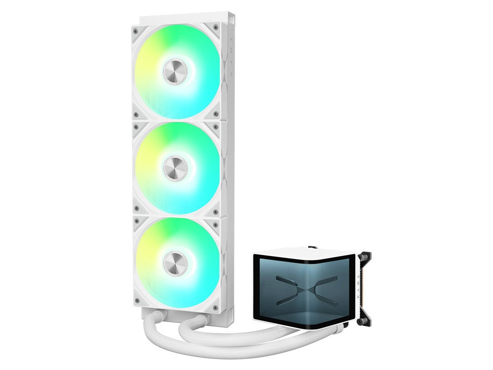 TRYX Panorama ARGB 360mm All-in-One Liquid CPU Cooler - White