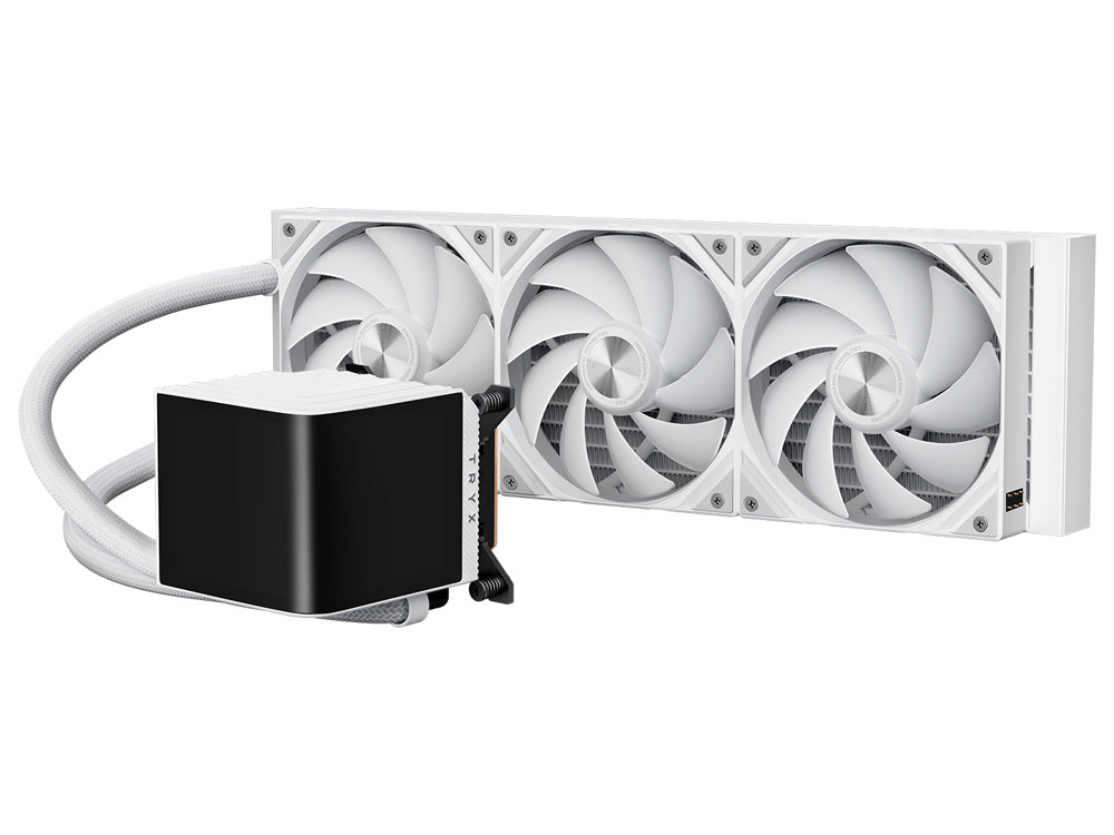 TRYX Panorama ARGB 360mm All-in-One Liquid CPU Cooler - White