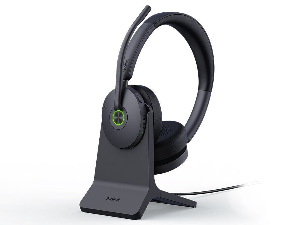 Yealink WH68 Dual Teams DECT & Bluetooth Wireless Technology, 4-Mic Hybrid ANC, 4-Mic Noise Cancellation, All-Day-Wearing Comfort