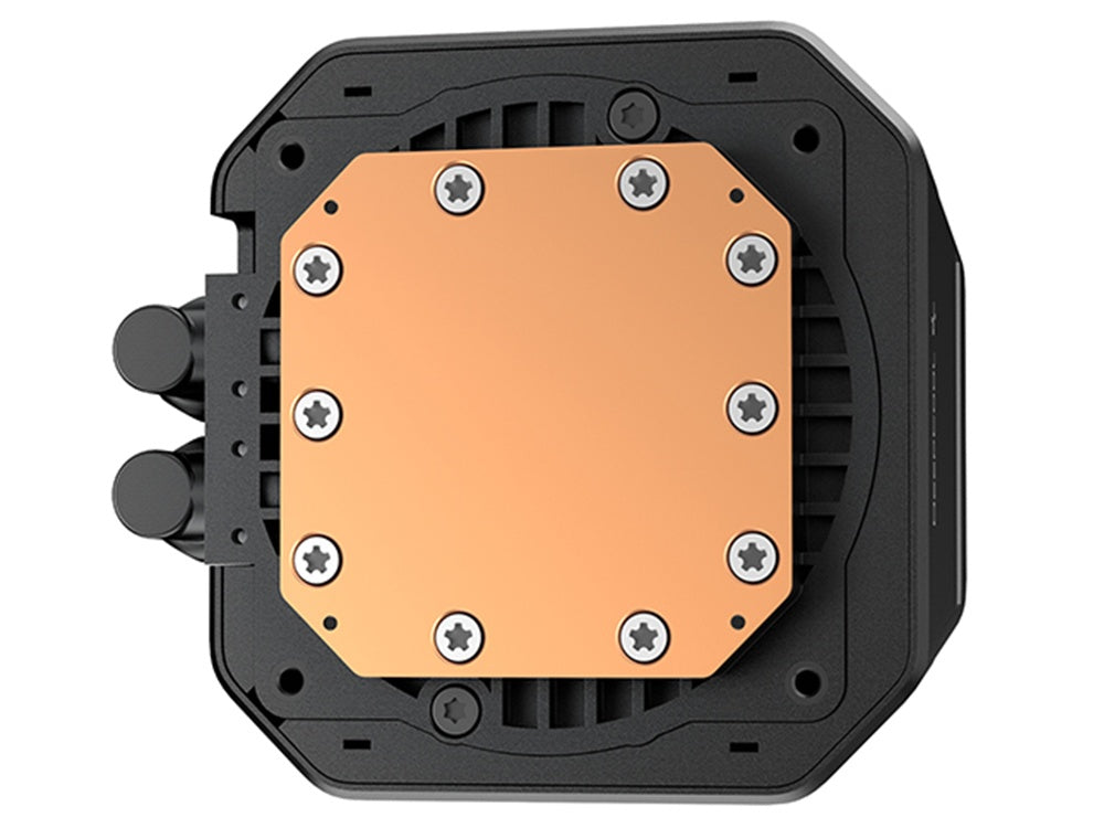 Deepcool LM360 360mm Compact 2.4" IPS Display Liquid CPU Cooler - Black