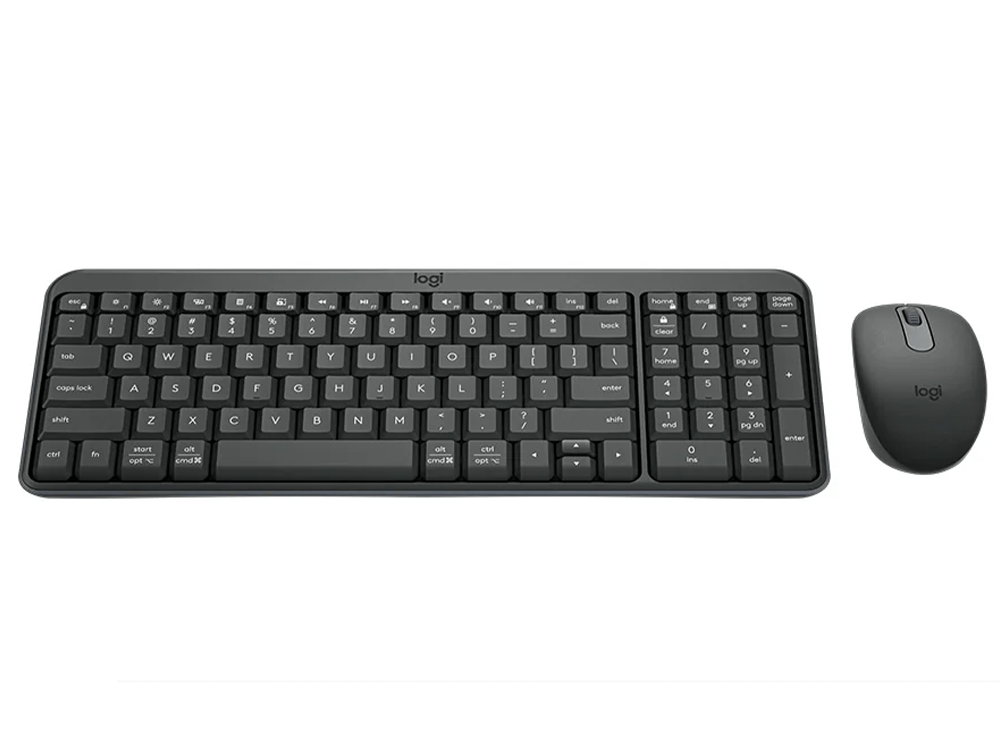 Logitech MK250 Compact Wireless Keyboard & Mouse Combo - Graphite