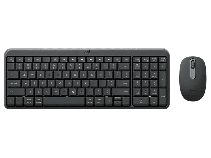 Logitech MK250 Compact Wireless Keyboard & Mouse Combo - Graphite