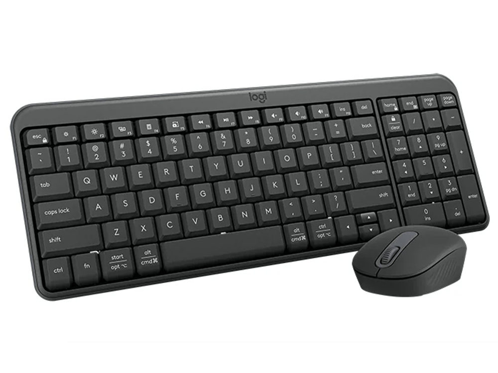 Logitech MK250 Compact Wireless Keyboard & Mouse Combo - Graphite