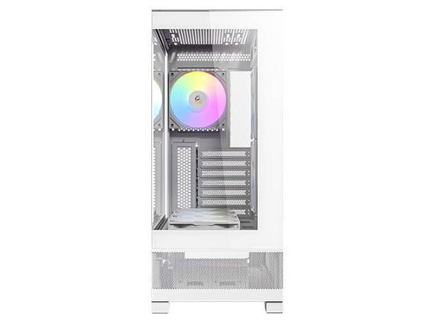 Antec CX700 ARGB Tempered Glass Mid-Tower ATX Case, White, USB-C, 3× ARGB PWM Fans, 360mm Radiator, 1Yr Wty