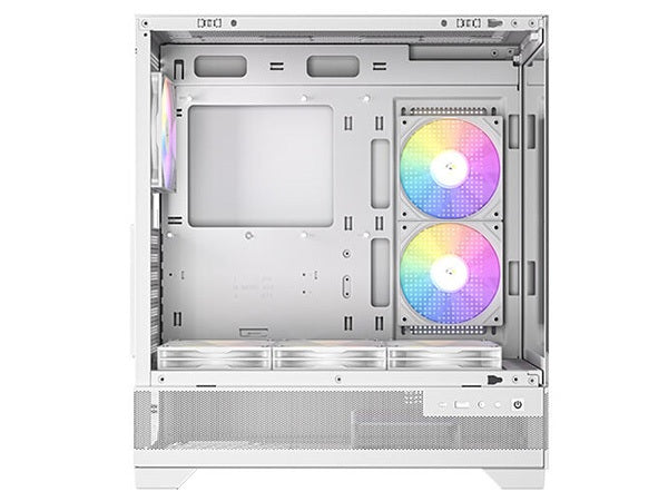Antec CX700 ARGB Tempered Glass Mid-Tower ATX Case, White, USB-C, 3× ARGB PWM Fans, 360mm Radiator, 1Yr Wty