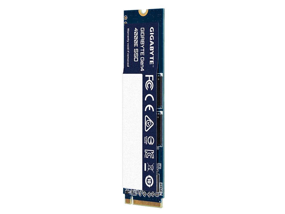 Gigabyte Gen4 4000E 1TB NVMe PCIe 4.0 M.2 2280 SSD, Up to 4000 MB/s, 3900 MB/s