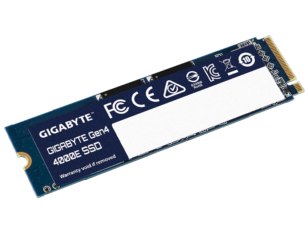 Gigabyte Gen4 4000E 1TB NVMe PCIe 4.0 M.2 2280 SSD, Up to 4000 MB/s, 3900 MB/s