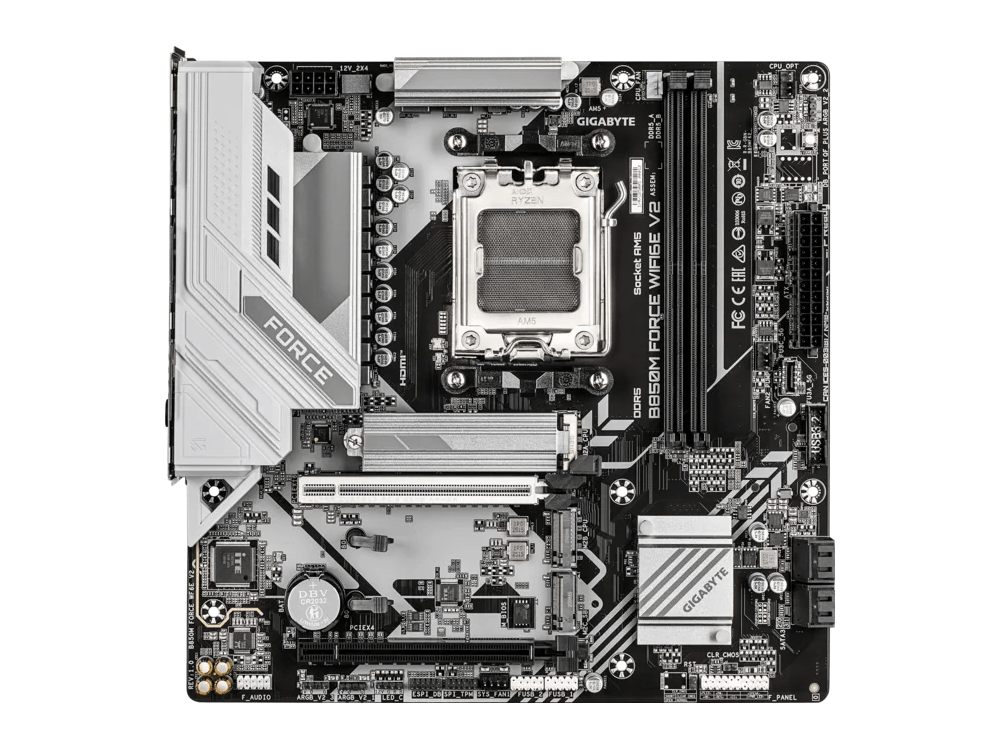 GIGABYTE B850M FORCE Wi-Fi 6E V2 AM5 mATX Motherboard B850M FORCE WF6E V2