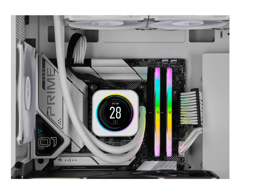 Corsair Vengeance RGB 16GB 2 x 8GB DDR5 5200MHz CL40 INTEL XMP & AMD EXPO Desktop Memory - CMH16GX5M2B5200Z40W