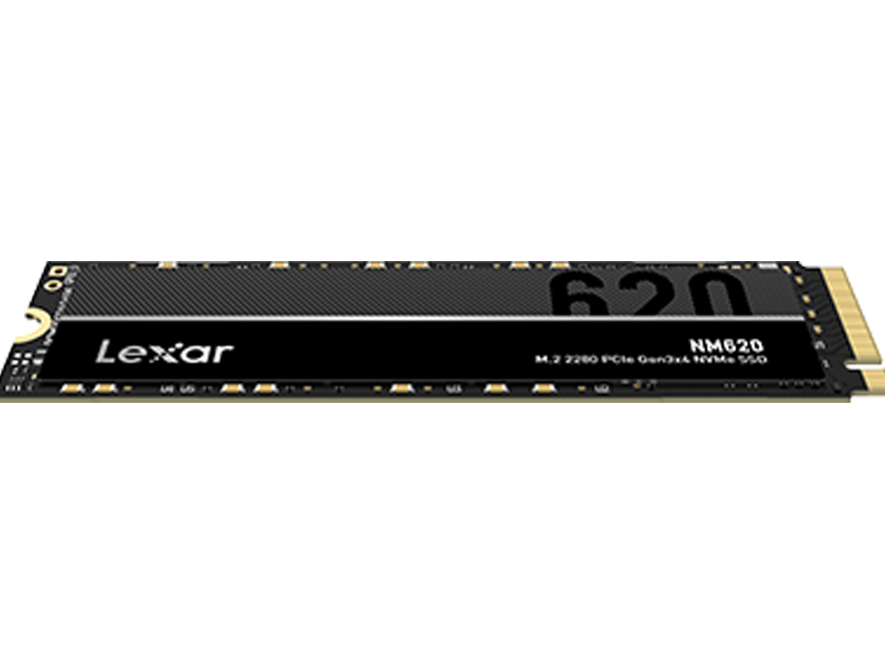 Lexar LNM620 256GB M.2 2280 PCIe Gen3 NVMe SSD read up to 3500MB/s, write up to 1300MB/s