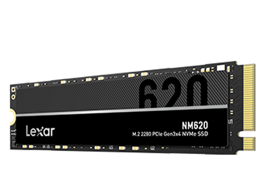 Lexar LNM620 256GB M.2 2280 PCIe Gen3 NVMe SSD read up to 3500MB/s, write up to 1300MB/s
