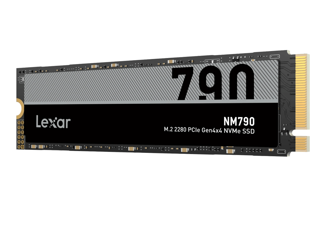 Lexar LNM790 2TB M.2 2280 PCIe Gen4 NVMe SSD, up to 7400MB/s read, 6500MB/s write