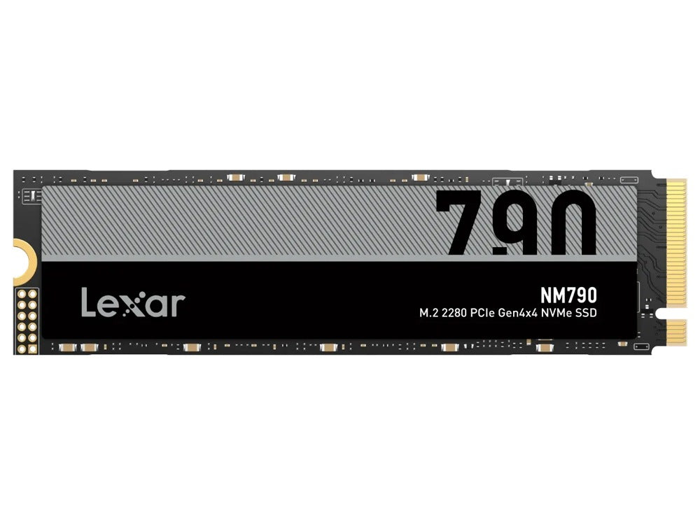 Lexar LNM790 2TB M.2 2280 PCIe Gen4 NVMe SSD, up to 7400MB/s read, 6500MB/s write