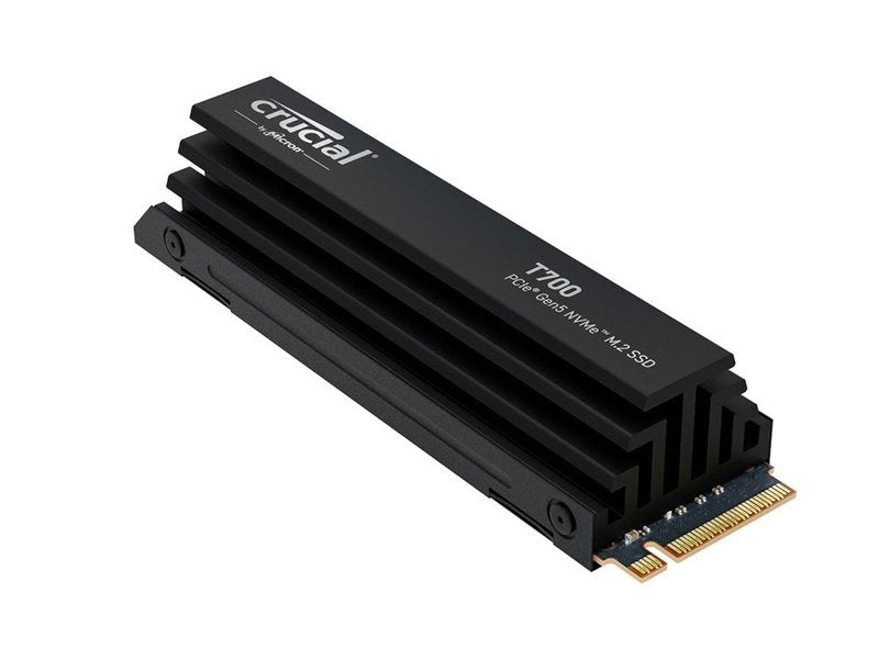 Crucial T700 2TB PCIe Gen5 NVMe M.2 SSD with Heatsink - CT2000T700SSD5