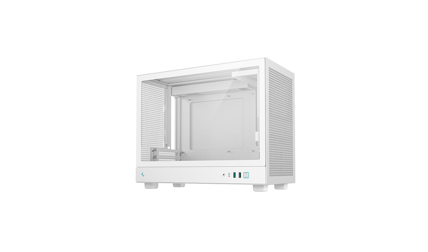 DeepCool CH160 PLUS WH Portable Micro-ATX Compact Case