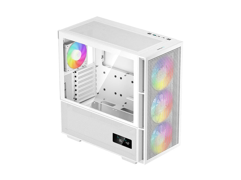 DeepCool CH560 DIGITAL White High Airflow Mid-Tower ATX Case