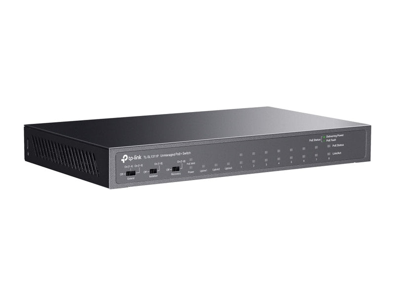 TP-Link 8-Port Unmanaged Gigabit Switch PoE+ 8 65W SFP 1