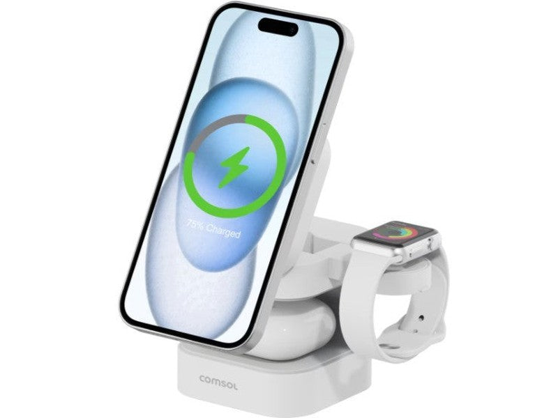 Comsol Qi2 Magnetic Wireless Charging 3-In-1 Dock - WQ231S